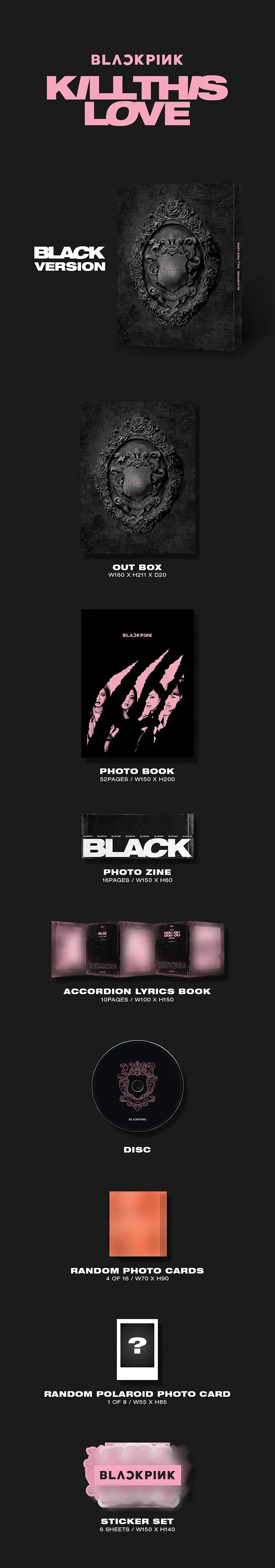 BLACKPINK - BLACKPINK ぶるぴん KILL THIS LOVE BLACK ver. BLACKPINK - Kill This Love (Black Version) - Amazon.com Music